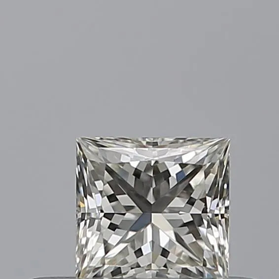 0.26ct Princess Natural Diamond (Colour H, Clarity IF, Cut EX, IGI Certified)
