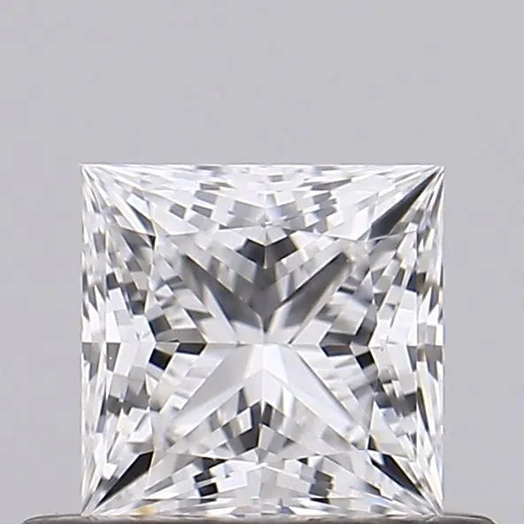 0.52ct Princess Lab Grown Diamond (Colour D, Clarity IF, Cut EX, IGI Certified)