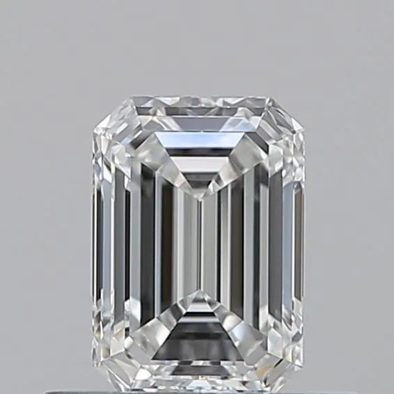 0.54ct Emerald Natural Diamond (Colour F, Clarity IF, GIA Certified)