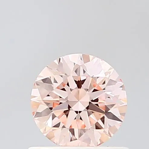 0.70ct Round Lab Grown Diamond (Colour Fancy Pink, Clarity VVS2, Cut ID, IGI Certified)