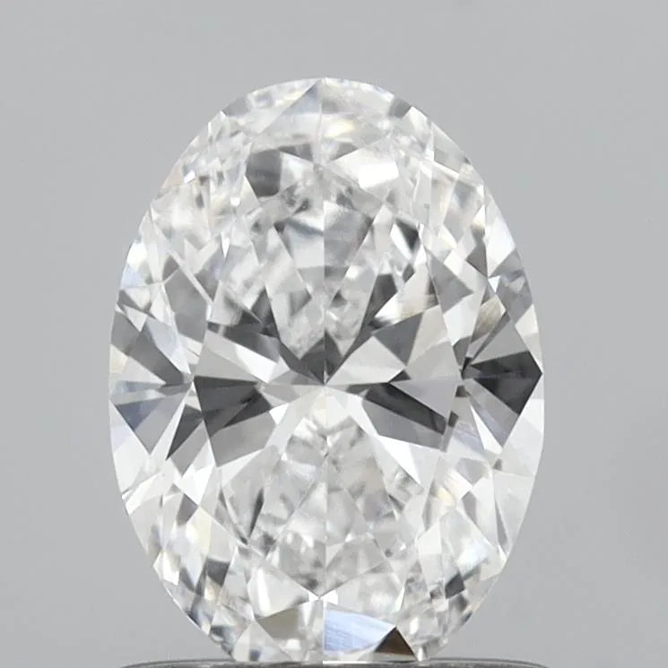 0.76ct Oval Lab Grown Diamond (Colour D, Clarity VVS1, IGI Certified)