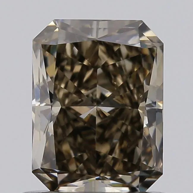 0.79ct Radiant Lab Grown Diamond (Colour Fancy Light Brownish Gray, Clarity VS1, IGI Certified)