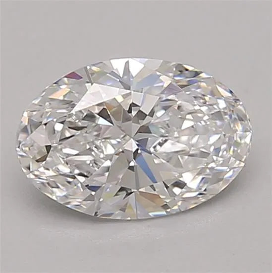 0.91ct Oval Lab Grown Diamond (Colour D, Clarity IF, Cut EX, IGI Certified)