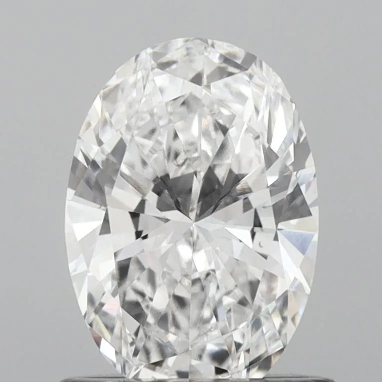 0.91ct Oval Lab Grown Diamond (Colour D, Clarity VVS2, IGI Certified)