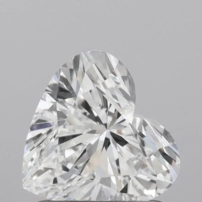 0.99ct Heart Lab Grown Diamond (Colour D, Clarity VVS2, IGI Certified)
