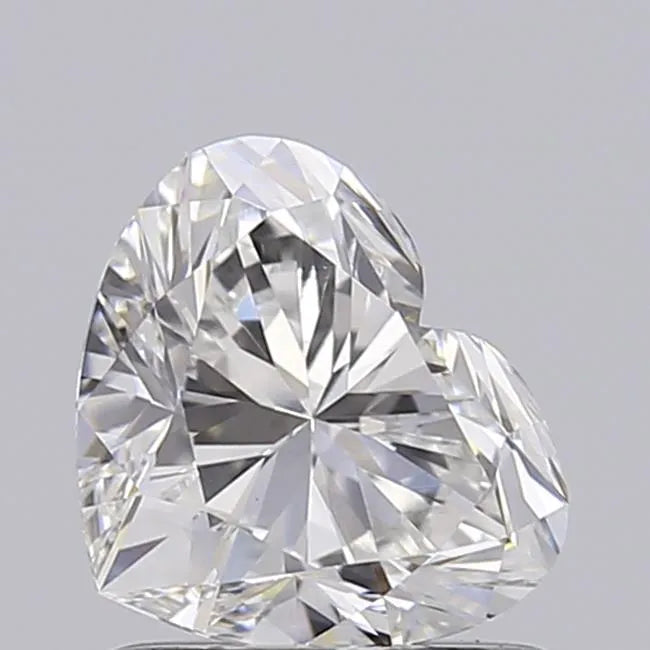 1.00ct Heart Lab Grown Diamond (Colour E, Clarity VVS2, IGI Certified)