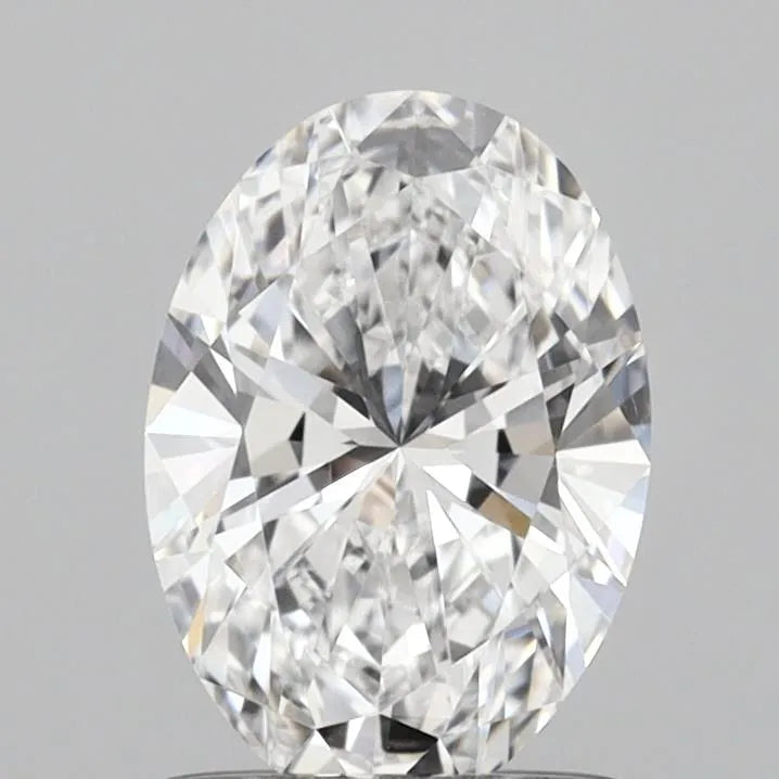 1.00ct Oval Lab Grown Diamond (Colour D, Clarity VVS1, IGI Certified)