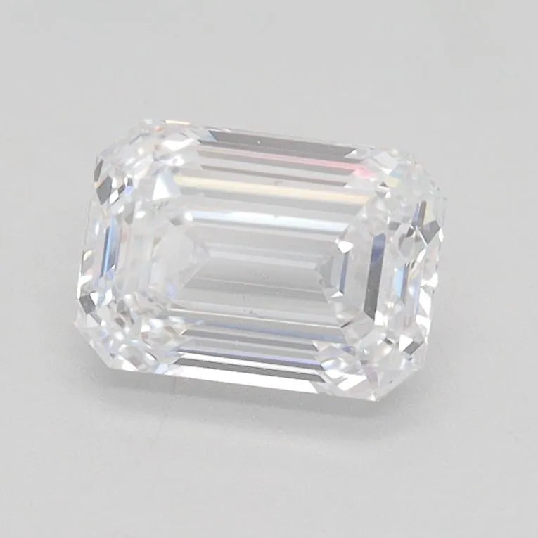 1.02ct Emerald Lab Grown Diamond (Colour D, Clarity VS2, IGI Certified)