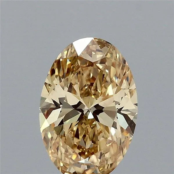 1.02ct Oval Lab Grown Diamond (Colour Fancy Intense Yellow, Clarity VS1, IGI Certified)