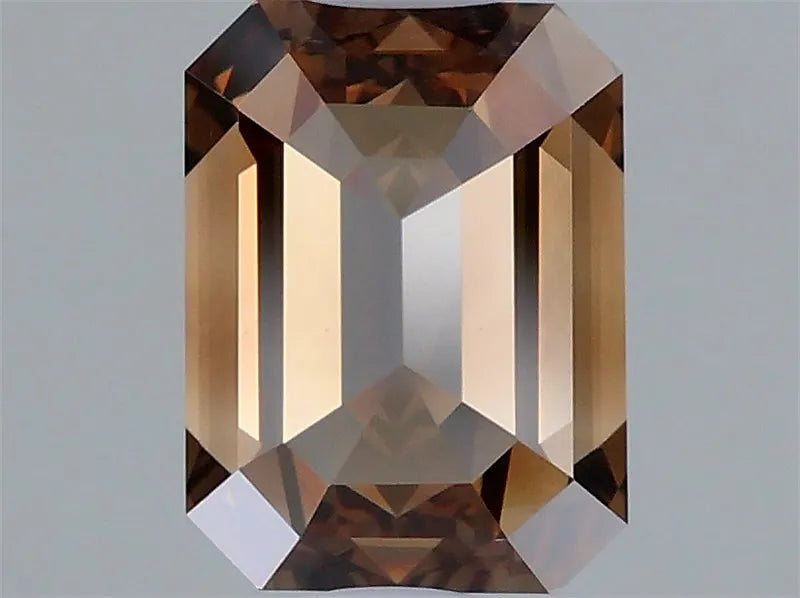 1.03ct Emerald Natural Diamond (Colour Brown, Clarity VS1, Cut VG, IGI Certified)