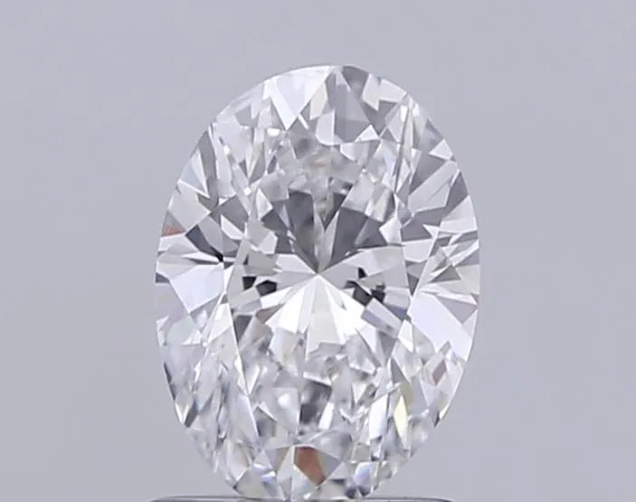 1.06ct Oval Lab Grown Diamond (Colour D, Clarity SI1, IGI Certified)
