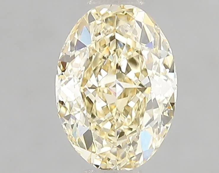 1.08ct Oval Lab Grown Diamond (Colour Fancy Yellow, Clarity VVS2, IGI Certified)