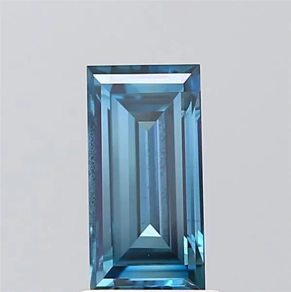 1.10ct Baguette Lab Grown Diamond (Colour Fancy Vivid Blue, Clarity VS2, Cut GD, IGI Certified)