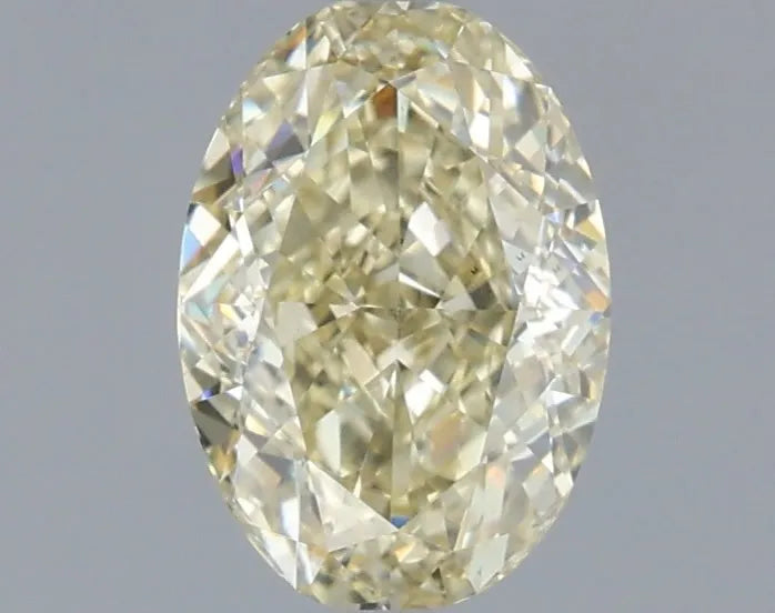 1.10ct Oval Lab Grown Diamond (Colour Fancy Light Yellow, Clarity VS1, IGI Certified)