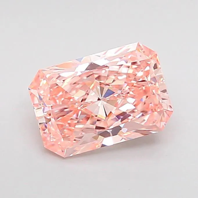 1.25ct Radiant Lab Grown Diamond (Colour Fancy Intense Pink, Clarity VVS2, IGI Certified)