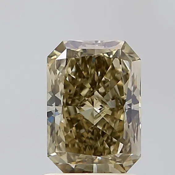 1.27ct Radiant Lab Grown Diamond (Colour Fancy Light Gray Yellow, Clarity VS2, IGI Certified)