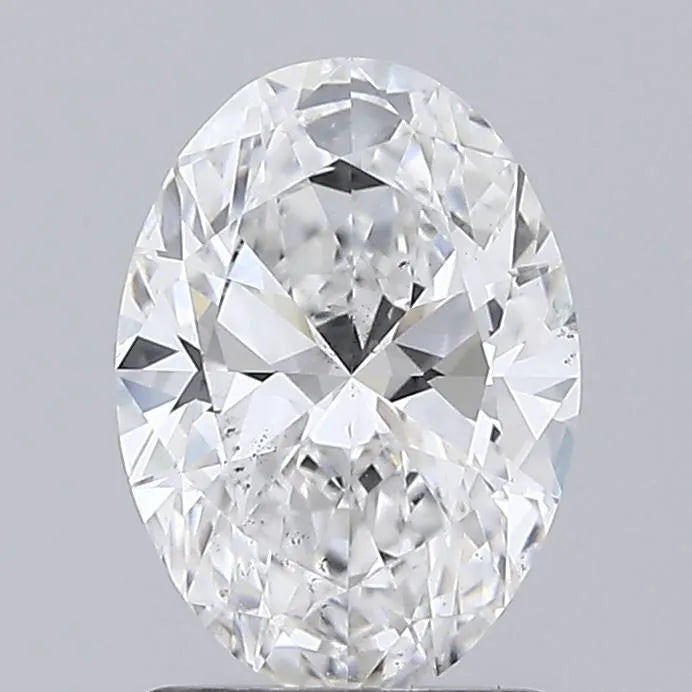 1.50ct Oval Lab Grown Diamond (Colour E, Clarity SI1, IGI Certified)