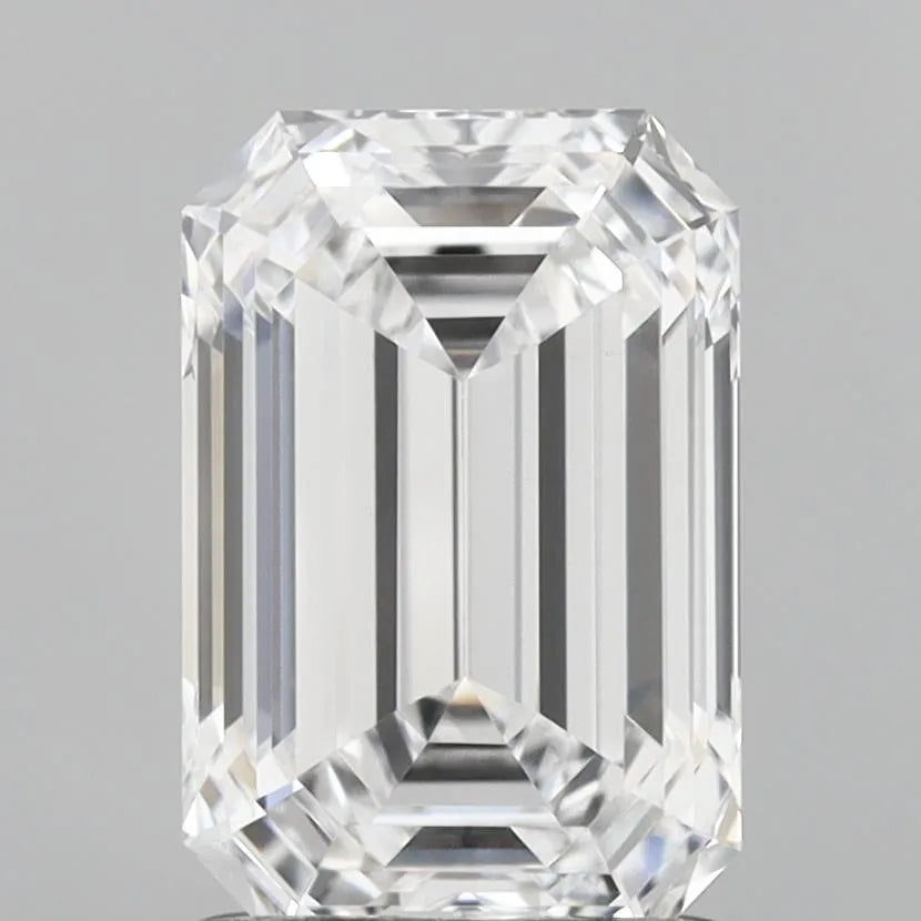 1.55ct Emerald Lab Grown Diamond (Colour D, Clarity VVS2, IGI Certified)