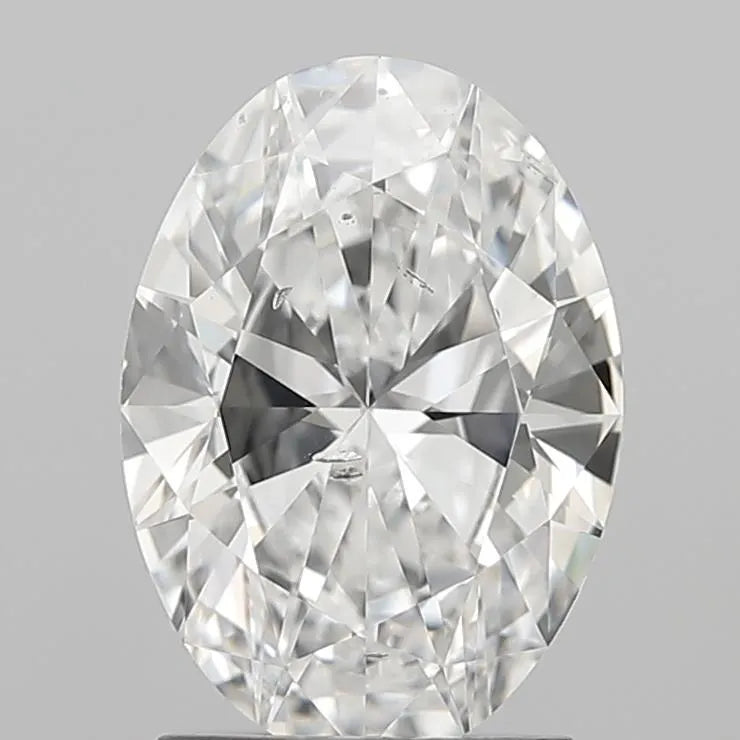 1.61ct Oval Lab Grown Diamond (Colour E, Clarity SI1, IGI Certified)