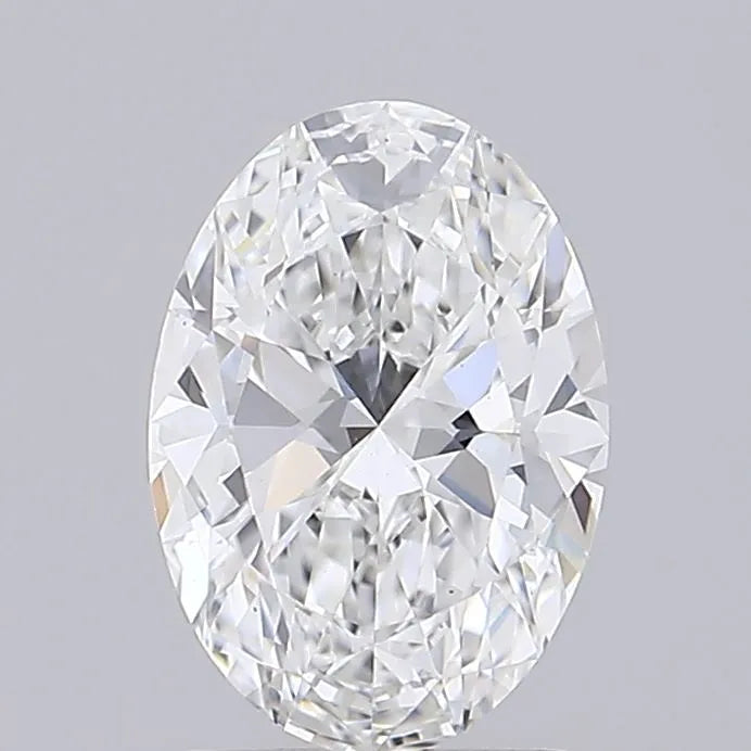 1.70ct Oval Lab Grown Diamond (Colour E, Clarity VVS2, IGI Certified)