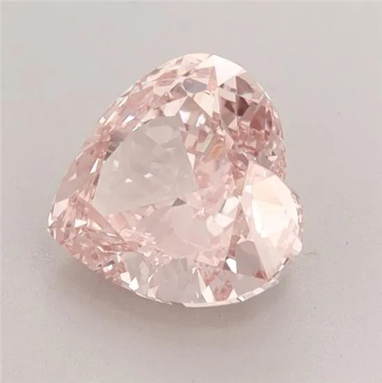 1.73ct Heart Lab Grown Diamond (Colour Fancy Vivid Pink, Clarity VS1, IGI Certified)