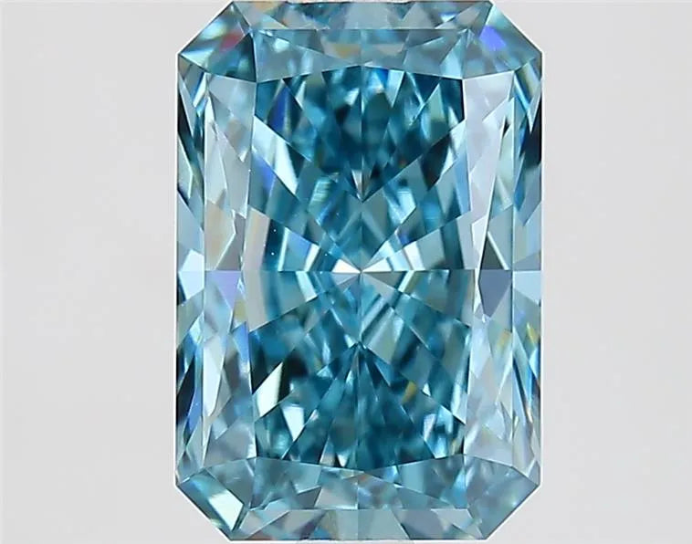 1.90ct Radiant Lab Grown Diamond (Colour Fancy Vivid Blue, Clarity VVS2, IGI Certified)