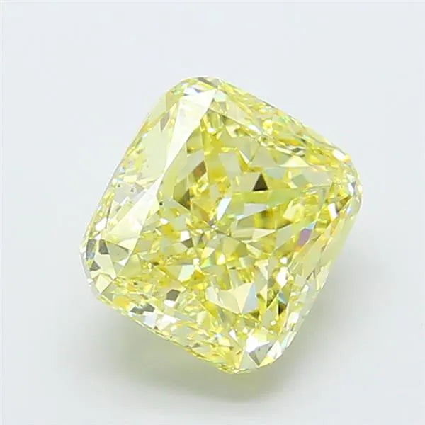 2.00ct Cushion modified Lab Grown Diamond (Colour Fancy Yellow, Clarity SI1, IGI Certified)