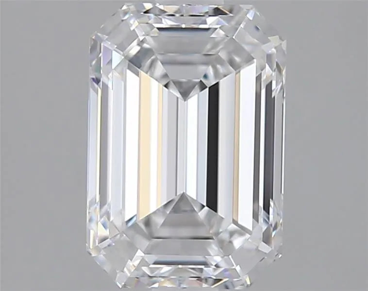 2.00ct Emerald Lab Grown Diamond (Colour D, Clarity VVS2, GIA Certified)