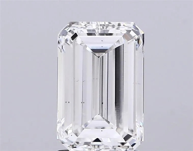 2.00ct Emerald Lab Grown Diamond (Colour E, Clarity SI1, IGI Certified)