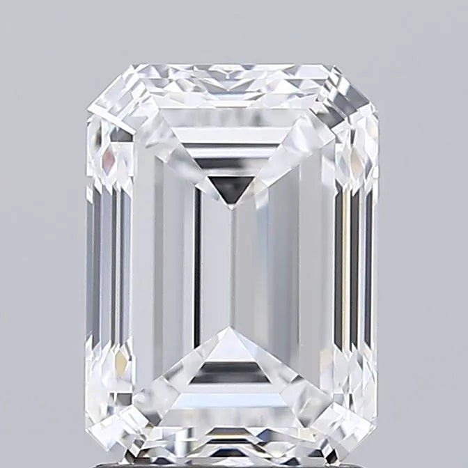 2.00ct Emerald Lab Grown Diamond (Colour E, Clarity VVS2, IGI Certified)