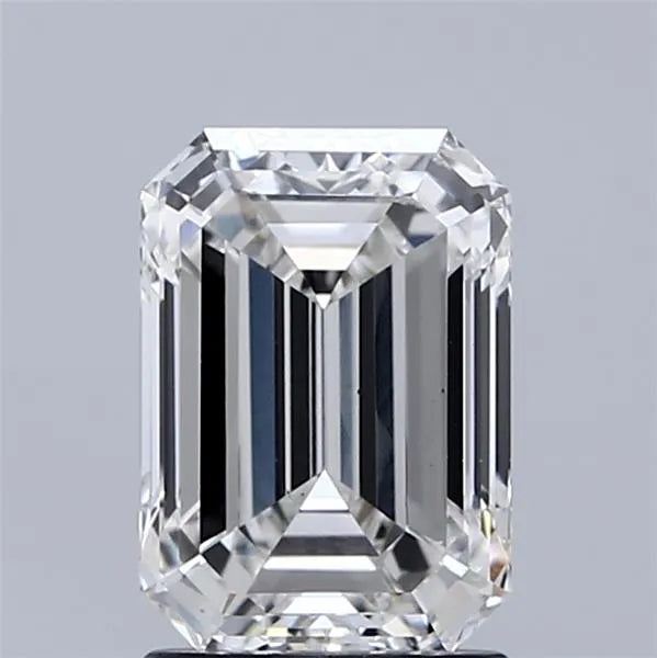 2.00ct Emerald Lab Grown Diamond (Colour F, Clarity SI1, IGI Certified)