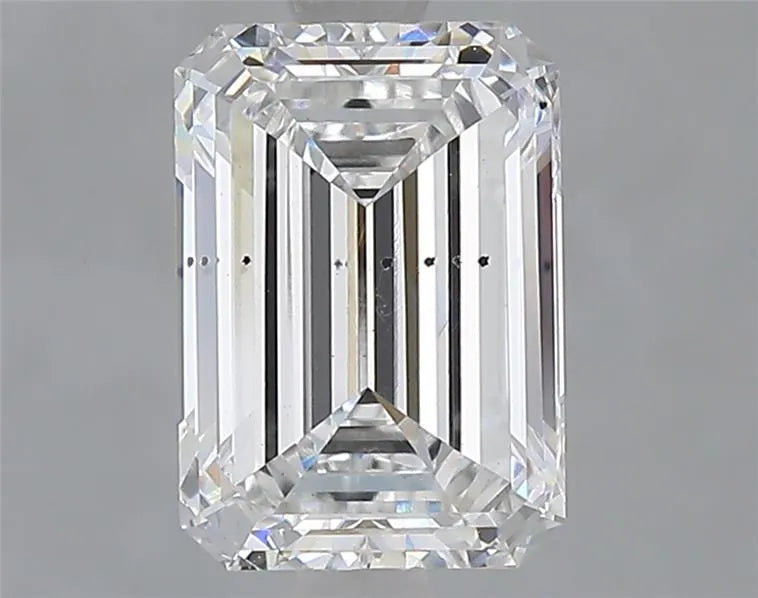 2.00ct Emerald Lab Grown Diamond (Colour F, Clarity SI1, IGI Certified)