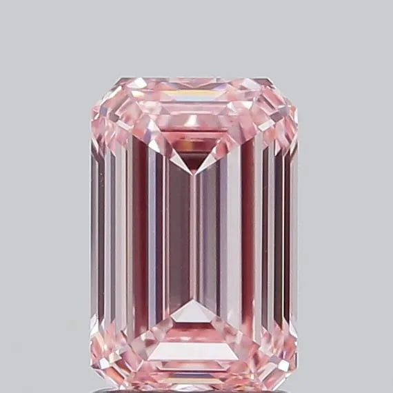 2.00ct Emerald Lab Grown Diamond (Colour Fancy Vivid Pink, Clarity VVS2, IGI Certified)