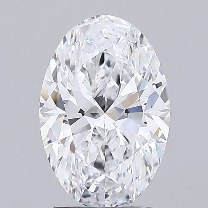 2.00ct Oval Lab Grown Diamond (Colour D, Clarity IF, IGI Certified)