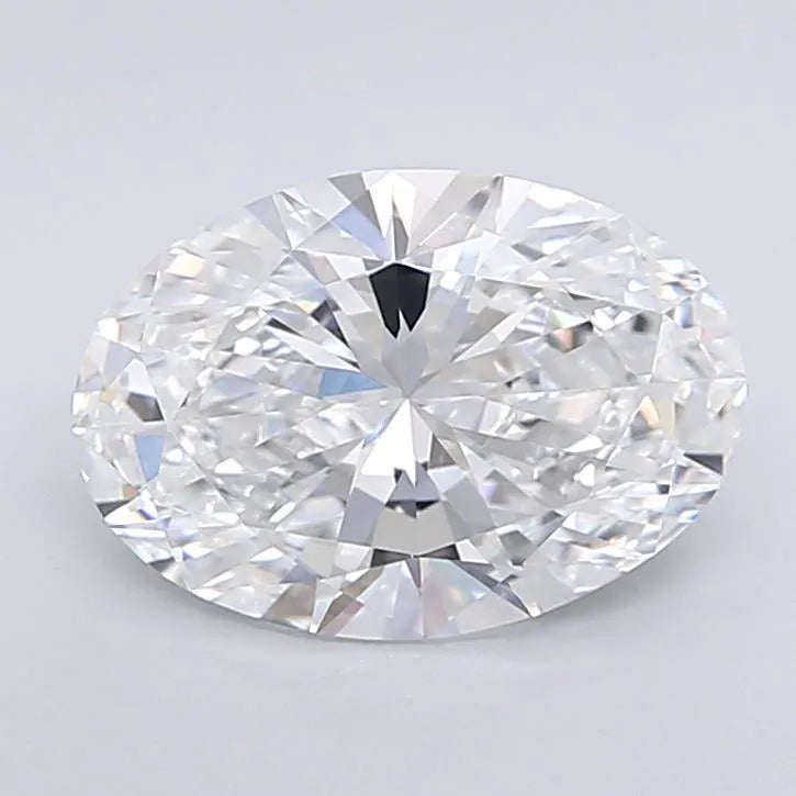 2.00ct Oval Lab Grown Diamond (Colour D, Clarity VVS1, IGI Certified)