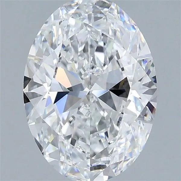 2.00ct Oval Lab Grown Diamond (Colour D, Clarity VVS2, IGI Certified)