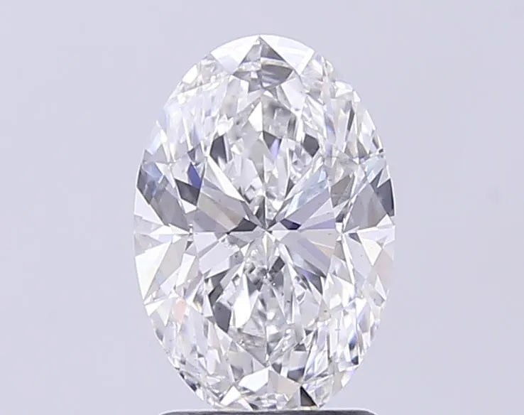 2.00ct Oval Lab Grown Diamond (Colour E, Clarity VS2, IGI Certified)