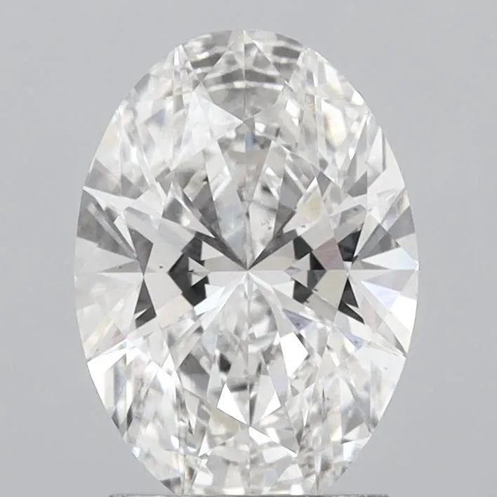 2.00ct Oval Lab Grown Diamond (Colour E, Clarity VS2, IGI Certified)