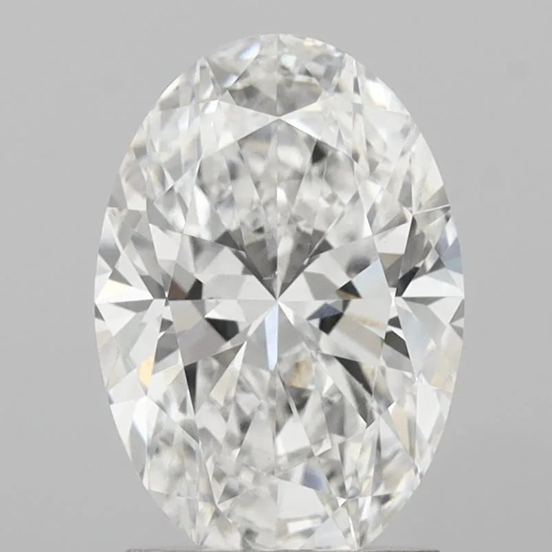 2.00ct Oval Lab Grown Diamond (Colour E, Clarity VVS2, IGI Certified)