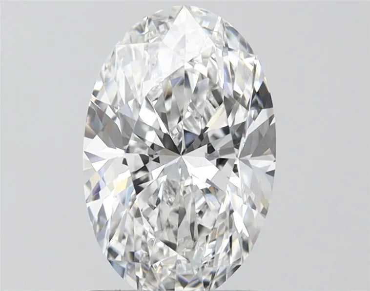 2.00ct Oval Lab Grown Diamond (Colour E, Clarity VVS2, IGI Certified)