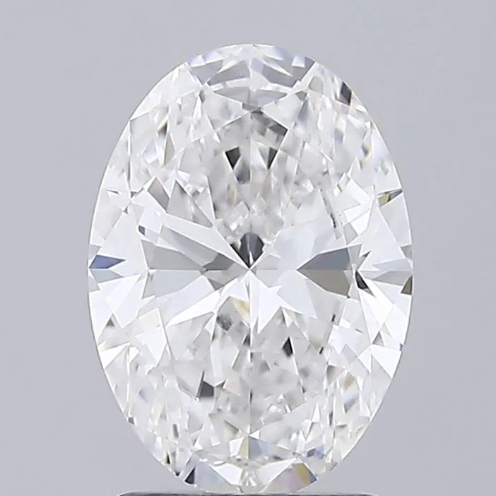 2.00ct Oval Lab Grown Diamond (Colour E, Clarity VVS2, IGI Certified)