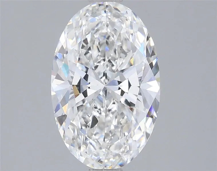 2.00ct Oval Lab Grown Diamond (Colour F, Clarity VVS2, IGI Certified)