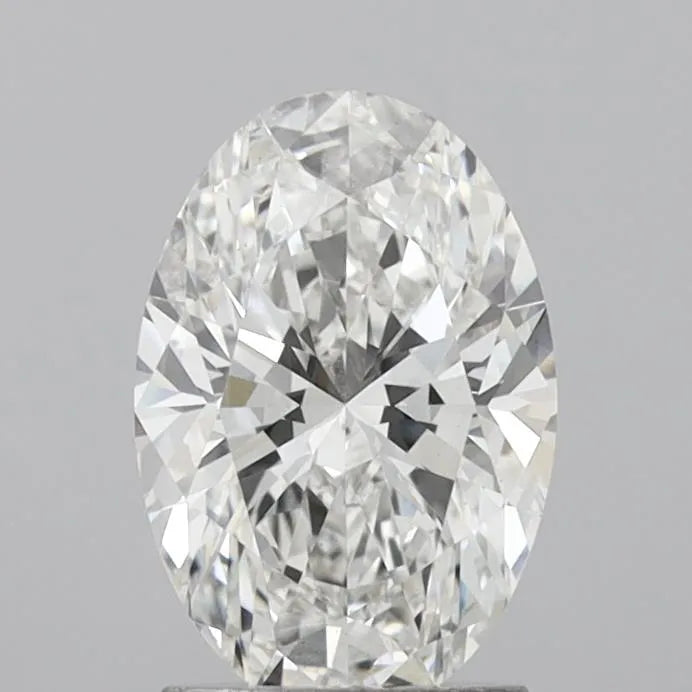 2.00ct Oval Lab Grown Diamond (Colour F, Clarity VVS2, IGI Certified)