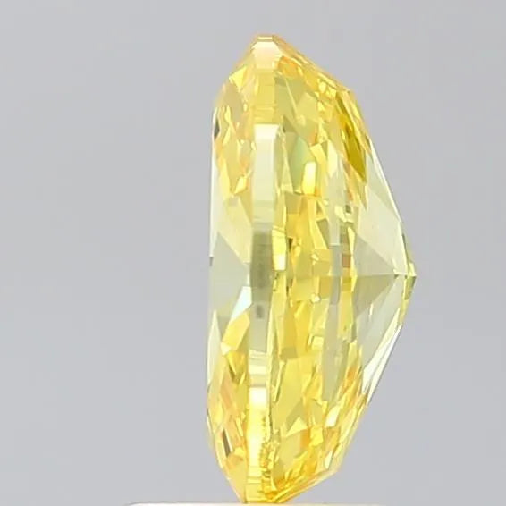 2.00ct Oval Lab Grown Diamond (Colour Fancy Vivid Yellow, Clarity IF, IGI Certified)