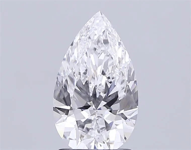 2.00ct Pear Lab Grown Diamond (Colour D, Clarity VVS1, IGI Certified)