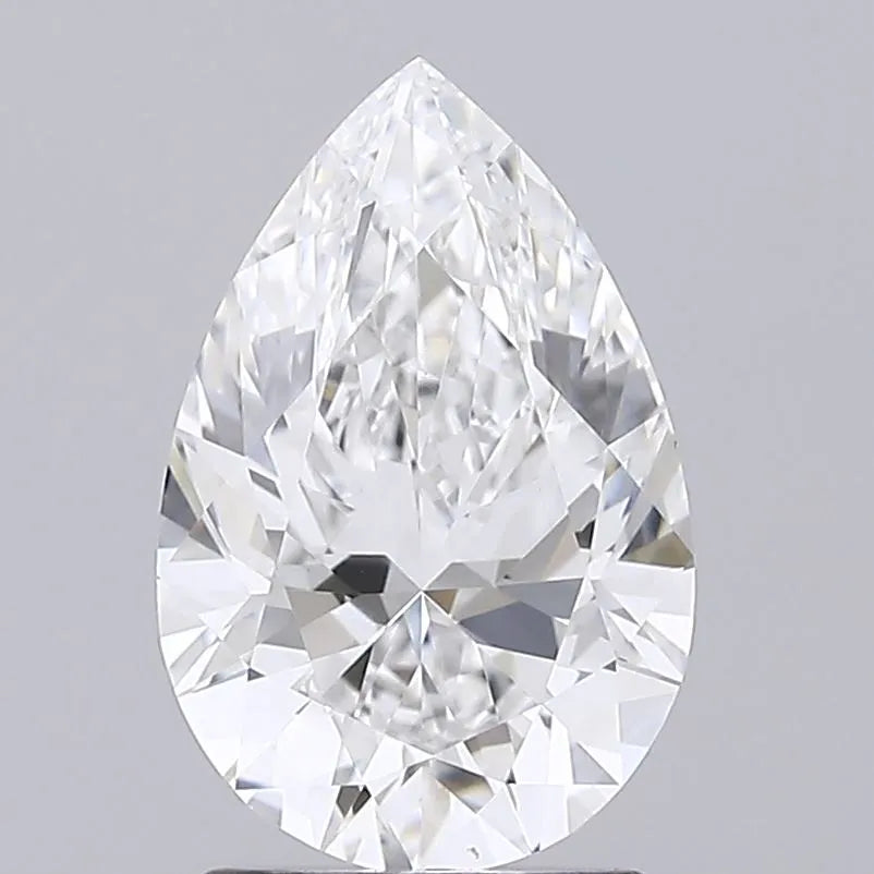2.00ct Pear Lab Grown Diamond (Colour E, Clarity VVS2, IGI Certified)