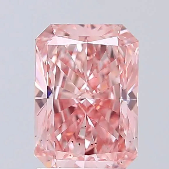 2.00ct Radiant Lab Grown Diamond (Colour Fancy Vivid Pink, Clarity SI1, IGI Certified)