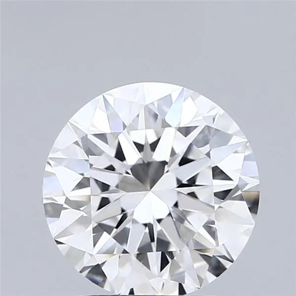 2.00ct Round Lab Grown Diamond (Colour D, Clarity VVS2, Cut EX, IGI Certified)