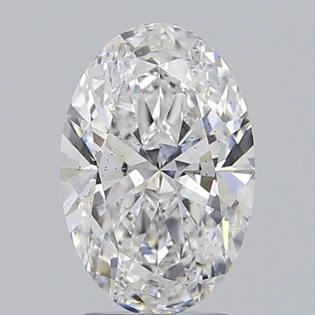 2.01ct Oval Lab Grown Diamond (Colour E, Clarity SI1, IGI Certified)