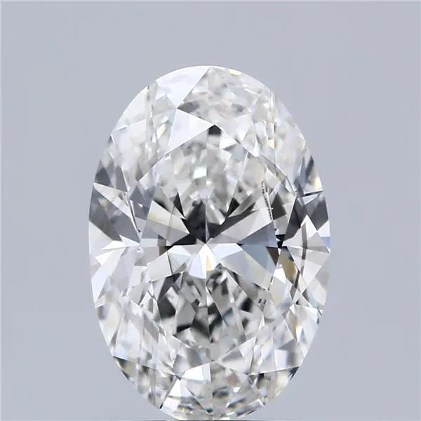 2.01ct Oval Lab Grown Diamond (Colour F, Clarity SI1, IGI Certified)